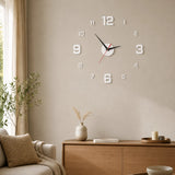 Halovana – Glow-in-the-Dark DIY Wall Clock, Frameless 3D Modern Home Decor