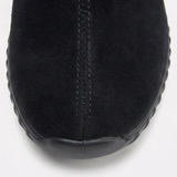 Cozella – Women's Knit Cuff Suede Ankle Booties