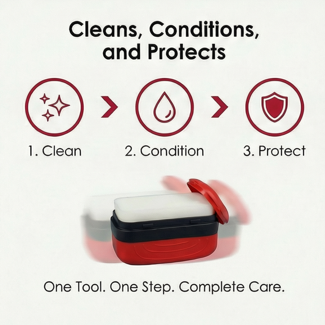 Luxhide – All in One Leather Cleaning Tool