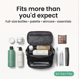 TidyPack - Dual-Layer Toiletry Bag with Wide Opening