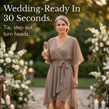 Mirabelle – Women's Flowing V-Neck Midi Dress