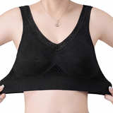 Aireya – Women's Wireless Cotton Comfort Bra with Breathable Mesh