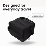 TidyPack - Dual-Layer Toiletry Bag with Wide Opening