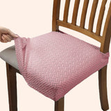 Jacquelin - Jacquard Stretch Chair Seat Cover