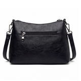 Carria - Soft Leather Crossbody With 3 Compartments