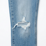 Wearbella – Women's Frayed Hem 7/8 Jeans