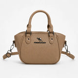Marlowe – Structured Boston Handbag with Convertible Crossbody Strap, Polished Hardware