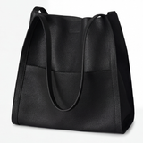 Caressa - Soft Leather Multi Pocket Shoulder Bag