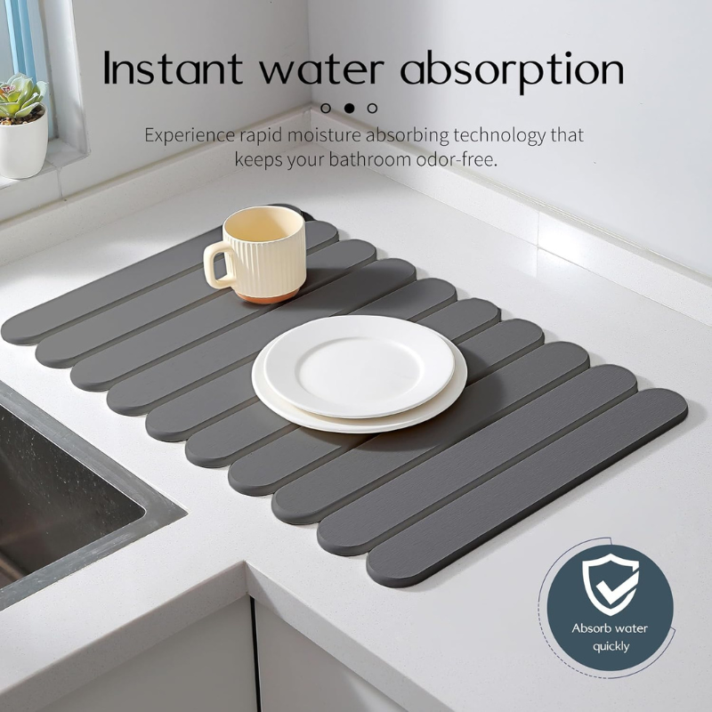 Overa - Super Absorbent Diatomite Kitchen Stone Mat