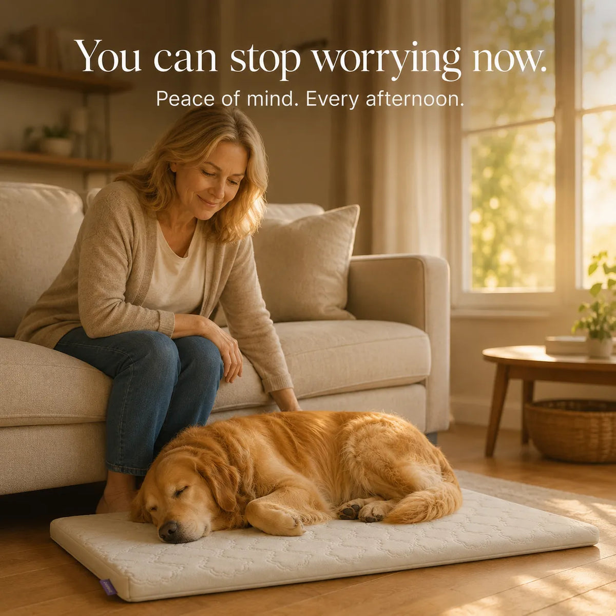 Coolava – Instant Cooling Pet Mat for Dogs and Cats, Scratch-Resistant