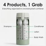 PackPod - 4-in-1 travel bottle set