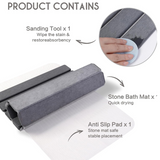 Overa - Quick-Dry Diatomite Counter Mat for Kitchens