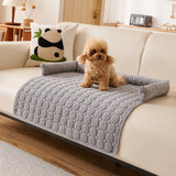 Pawvella – Bolstered Pet Couch Bed with Cooling Top, Non-Slip Sofa Protector