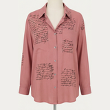 Letterelle – Handwritten Script Viscose Blouse