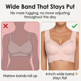 Veluna - Women's full coverage wireless bra