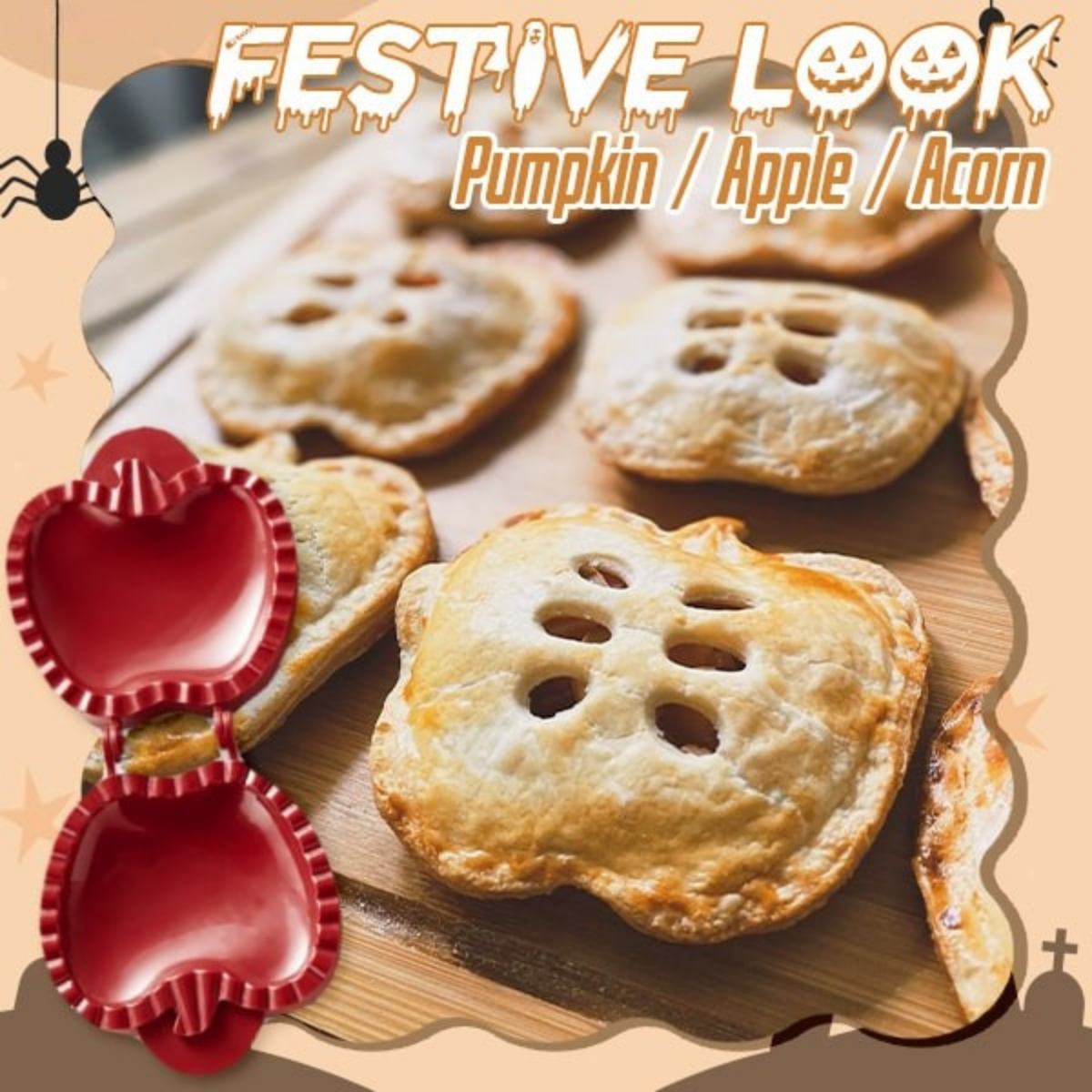 PieWhimsy – Spooky-Shaped Pie Maker for Festive Baking