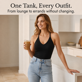 Lunella – Women's Ribbed V-Neck Tank