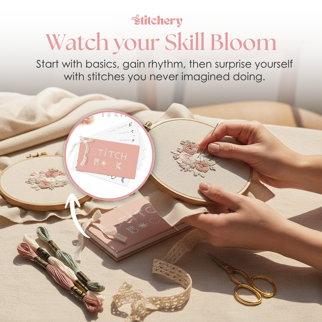 Stitchery – Mini Embroidery Sewing Book for Creative Projects