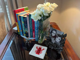Florenza - Book-Shaped Acrylic Vase for Home Decor