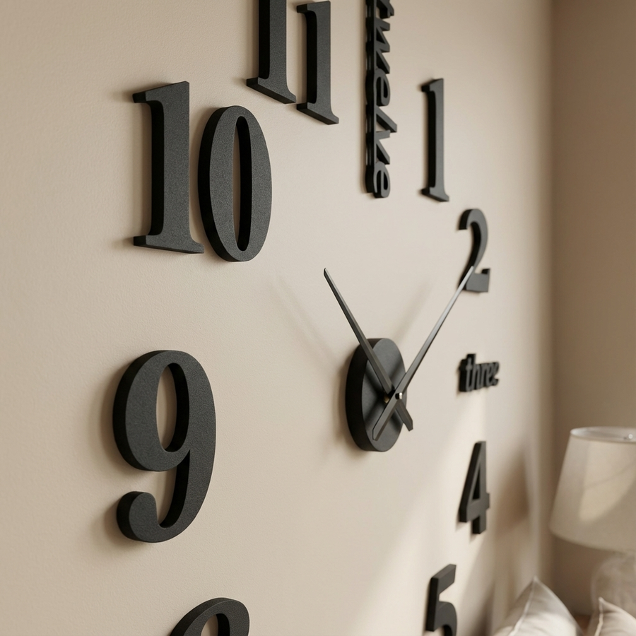 Numeris - Creative DIY Wall Clock for Modern Spaces