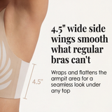 Veluna - Women's Wireless Lift Bra with Wide Side Wings