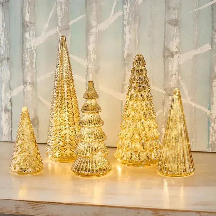 Merrydale - Full Set Glowing Christmas Trees