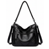 Carria - Soft Leather Multi Pocket Shoulder Bag