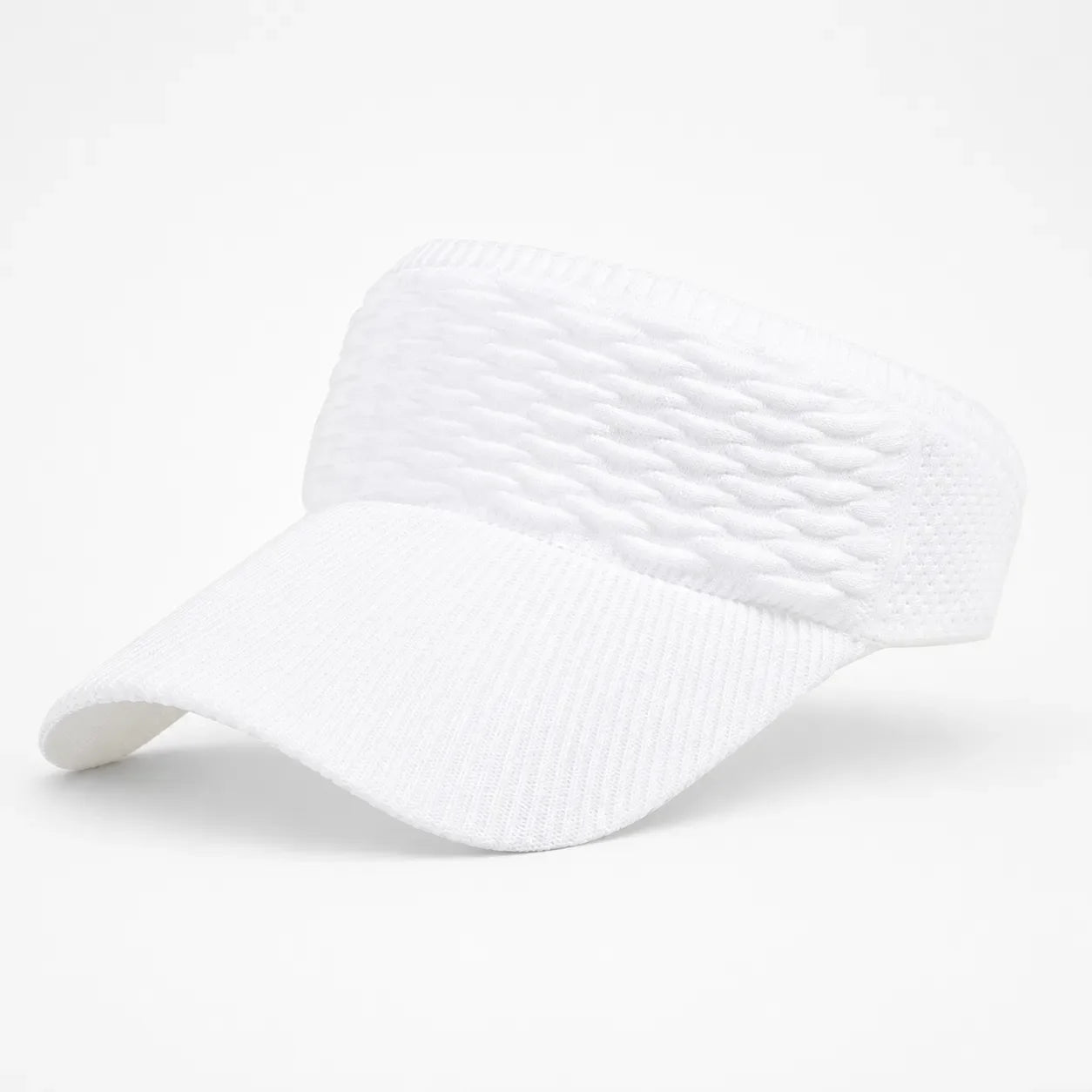Solvia – Open-Top Sun Visor for Buns and Ponytails