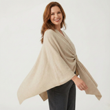 Aurelyn – Crossover Knit Wrap Shawl