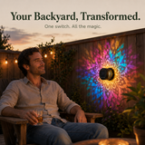 Lumara – Solar Mandala Wall Light Outdoor Garden Fence Projector