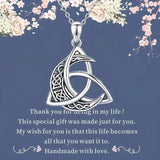 Mythara – Viking Trinity Knot Moon Necklace (1+1 Free)