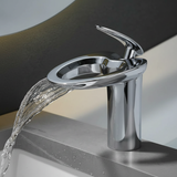 Copperflow – Waterfall Bathroom Faucet, Single Hole