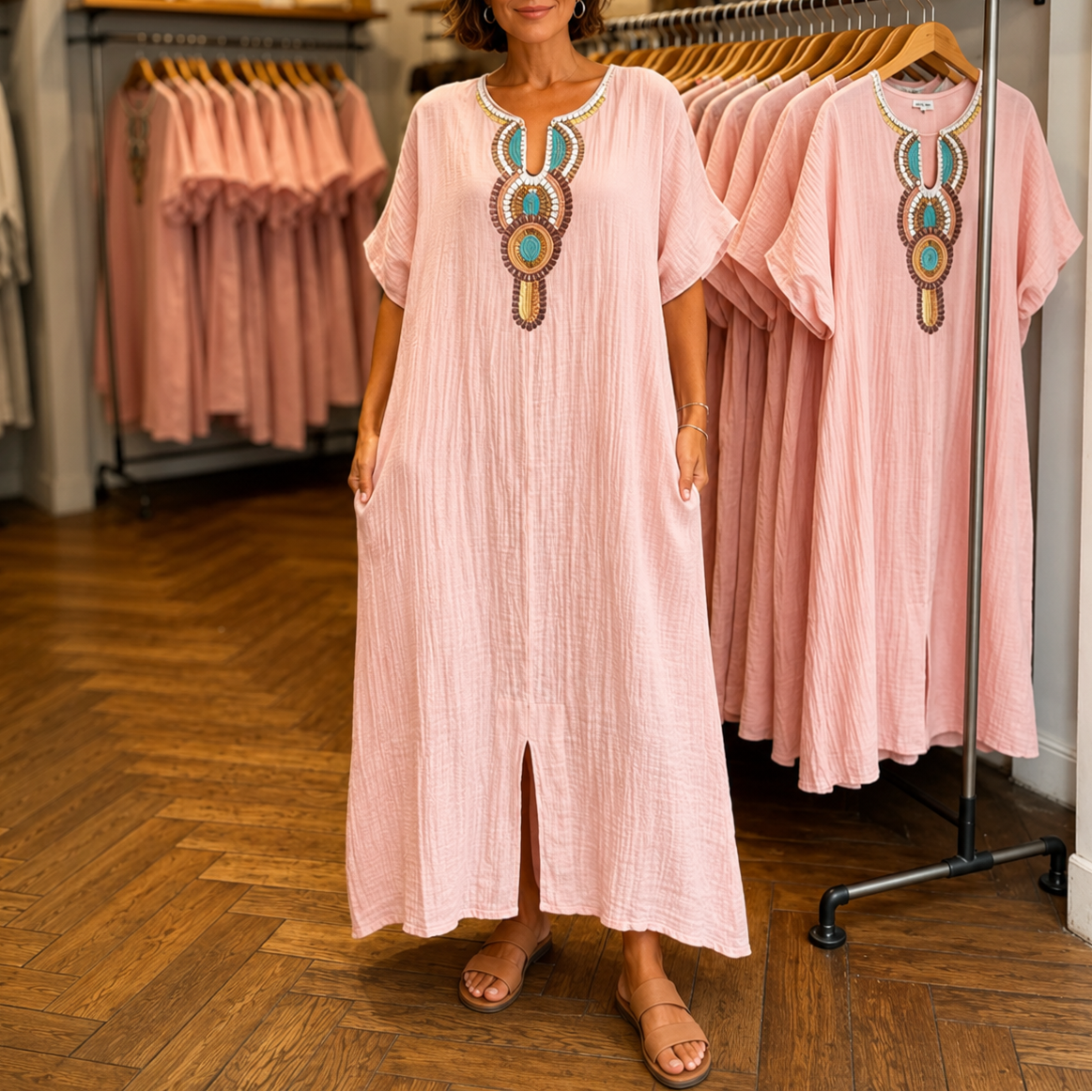 Slitwood – Kaftan That Skims, Never Clings