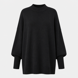 Veluna - Women's Oversized Wool Blend Sweater