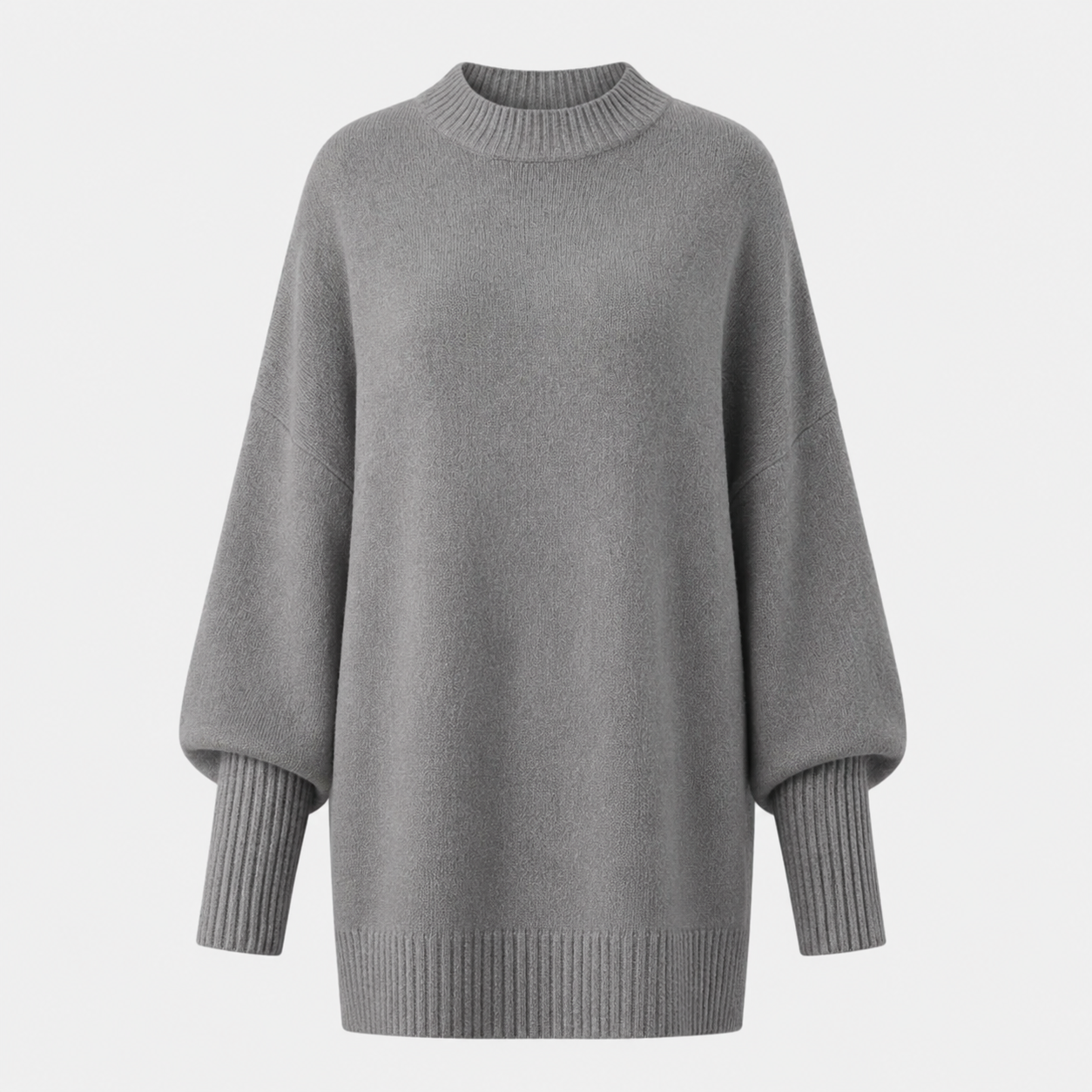 Veluna - Women's Oversized Wool Blend Sweater