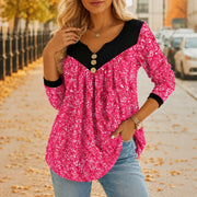 Hot pink floral