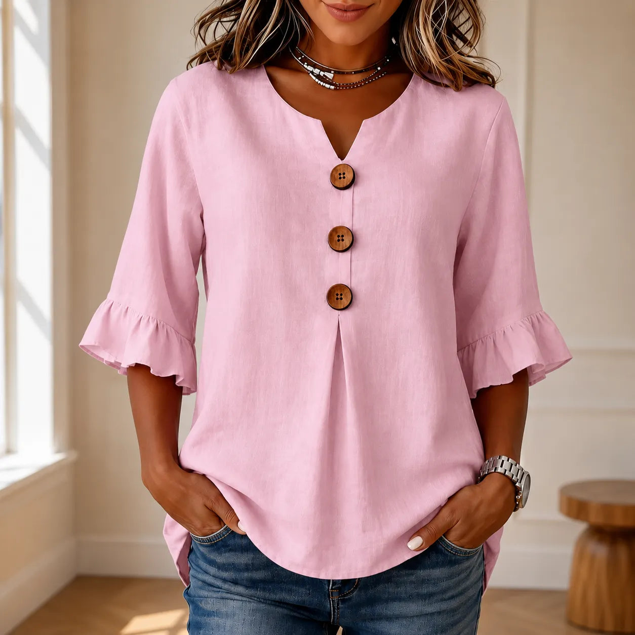 Wearbella – The V-Neck Tunic That Conceals Belly And Arms