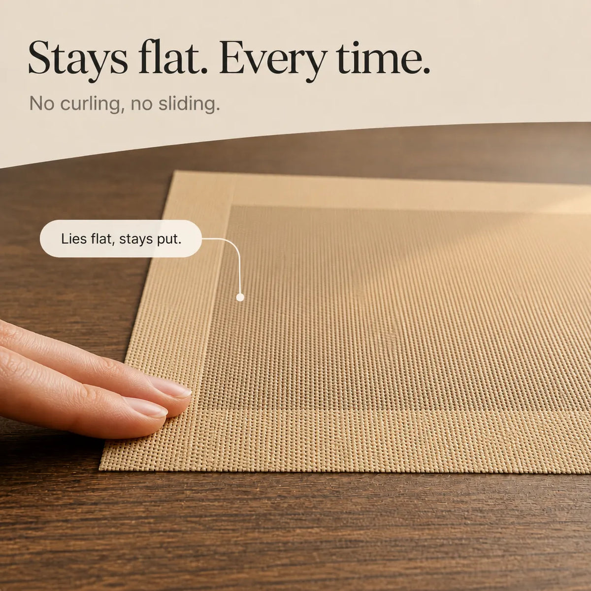 Wovella – Woven Vinyl Placemats, Set Of 4