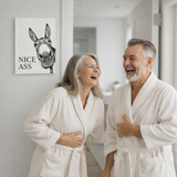 Gigglery - Funny Donkey Bathroom Wall Art