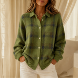 Collarhold – Oversized Cardigan With A Collar That Holds Its Shape
