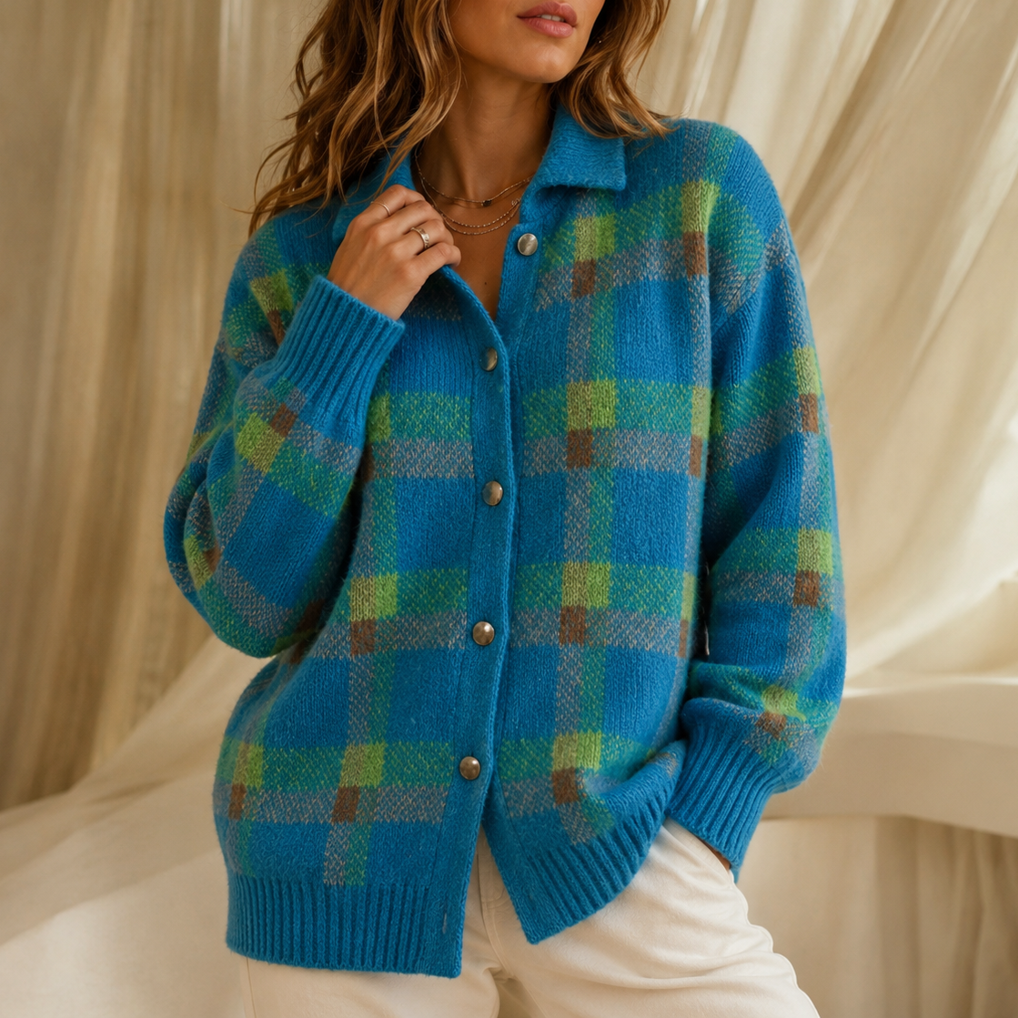 Collarhold – Oversized Cardigan With A Collar That Holds Its Shape