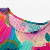 Florenza – Women's Painterly Floral Midi Dress