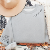 Mamorea – Custom Mama Sweatshirt with Names