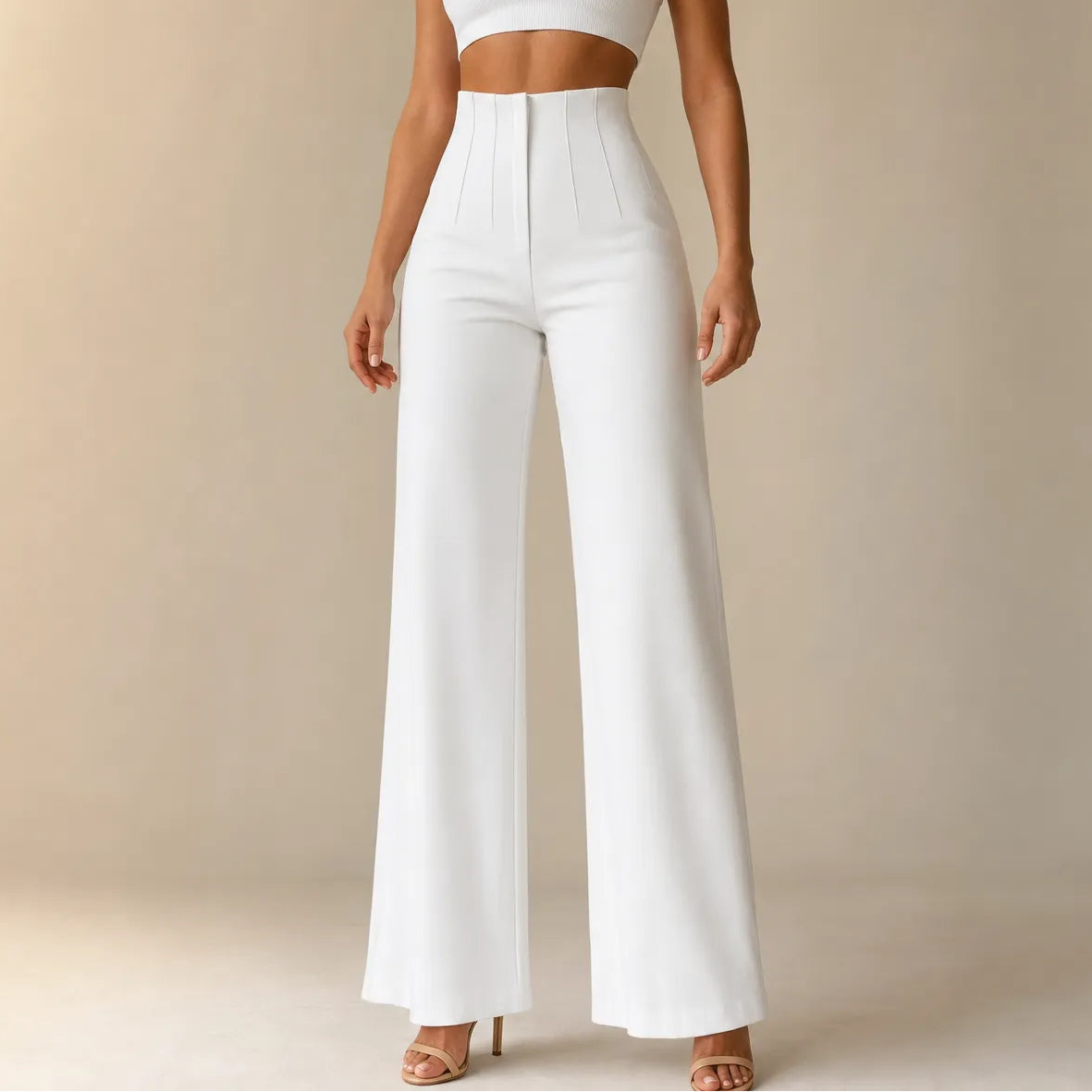 Velora – High-Waist Wide-Leg Pants for Women