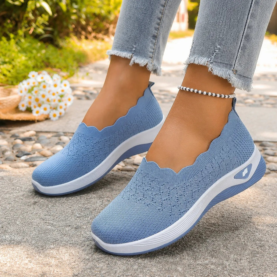 Wavella – Lightweight Slip-On Walking Shoes for Women