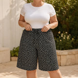 Wearbella – Retro Printed Wide-Leg Summer Shorts for Women