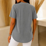 Avelyn – Henley Tunic Top with Side Buttons for Women