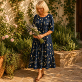 Florenza – Soft Touch Floral Maxi Dress for Women
