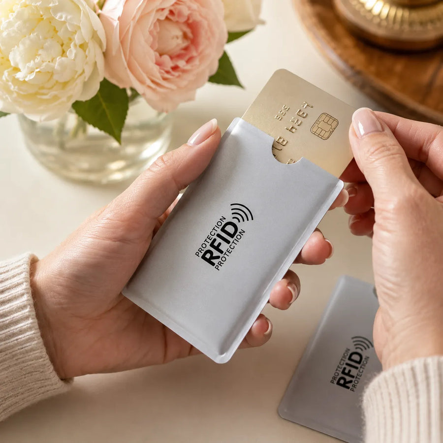 TYIIIPLUS – RFID Blocking Card Sleeves for Wallets, Set of 5 or 10