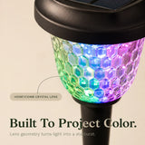 Lumora – Solar Pathway Lights with Color Firework Projection, Waterproof Outdoor Garden Stake Lights